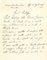 Libero De Libero, Letter by Libero De Libero to Countess Pecci Blunt, Late 1930s 1