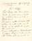 Libero De Libero, Letter by Libero De Libero to Countess Pecci Blunt, Late 1930s, Image 1