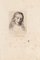Jules Ferdinand Jacquemart, Porträt von Leonardo Da Vinci, Radierung 1