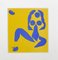 Henri Matisse, Komposition in Blau & Gelb, Lithografie, 1960er 2