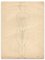 Georges-Henri Tribout, Naked Woman Standing, Drawing, Early 20th Century 1