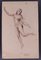 Nan Borazzo - Nude de Dancing Nymph - Dessin au Plume Original - 1931 1