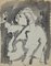 Henri Espinouze - Figure - China Ink and Watercolor - 1957, Image 1