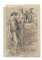 Andre Leroux - Lovers - Drawing - 1927, Image 1
