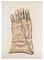 Giacomo Porzano, Glove, Etching on Cardboard, 1972 1