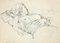 Leo Guida, Sleeping Nude Woman, Charcoal on Pencil, 1940s 1