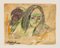 Edgar Stoebel, The Girl, Oil on Paper, Mid-20th Century, Imagen 1