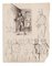 Inconnu - Personnages - Encre de Chine Original sur Papier - Mid-19th Century 1