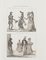 Unknown - Paris Costumes - Original Lithograph - 19th Century, Image 1