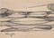 Antonio Vangelli, Abstract Sketch, Pencil Drawing, 1944, Image 1