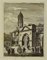 Luigi Rossetti - Church of Barletta - Original Etching - 1880s 1