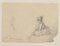 Unknown - Figure - Original Bleistift auf Papier nach Gh De Beaumont - Frühes 20. Jahrhundert 2