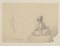 Unknown - Figure - Original Pencil on Paper After G.h. De Beaumont - Early 20th Century 2