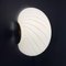 Vintage White Swirl Murano Wall Lamp, 1970s, Image 5