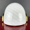 Vintage White Swirl Murano Wall Lamp, 1970s, Image 2