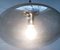 Lampade a sospensione Ufo Mid-Century in vetro e vetro di Limburg, Germania, set di 3, Immagine 8