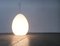 Vintage Italian Egg-Shaped Glass Floor Lamp from La Luce, Image 9