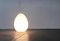 Vintage Italian Egg-Shaped Glass Floor Lamp from La Luce 8