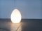 Vintage Italian Egg-Shaped Glass Floor Lamp from La Luce 2
