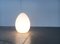 Vintage Italian Egg-Shaped Glass Floor Lamp from La Luce, Image 2