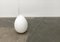 Vintage Italian Egg-Shaped Glass Floor Lamp from La Luce 10