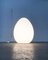 Vintage Italian Egg-Shaped Glass Floor Lamp from La Luce 3