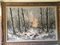 Large Forest Oil Painting on Canvas, 1950 12