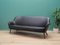 Danish Black Leather Sofa, 1960s 4