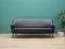 Danish Black Leather Sofa, 1960s 1