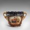 Antike edwardianische dekorative englische Keramikschale oder Pflanzer, 1910er 7