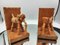 Art Deco Wood & Bamboo Elephant Bookends, 1920s, Set of 2, Image 2