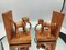 Art Deco Wood & Bamboo Elephant Bookends, 1920s, Set of 2 3