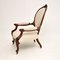 Antique Victorian Carved Armchair, Image 4