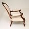 Antique Victorian Carved Armchair 3