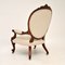 Antique Victorian Carved Armchair, Image 5