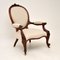 Antique Victorian Carved Armchair, Image 1