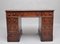 Mahogany Pedestal Desks, Set of 3 1