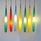 Layered Murano Glass Pendant Lamp by Alessandro Pianon for Vistosi, 1960s 7