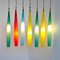 Layered Murano Glass Pendant Lamp by Alessandro Pianon for Vistosi, 1960s 10