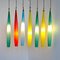 Layered Murano Glass Pendant Lamp by Alessandro Pianon for Vistosi, 1960s 8
