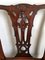 Antique Carved Mahogany Desk Chair 8