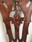 Antique Carved Mahogany Desk Chair 6