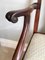 Antique Carved Mahogany Desk Chair 5