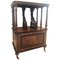 Victorian Inlaid Burr Walnut Music Cabinet 1