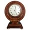 Antique Edwardian Mahogany Inlaid Mantle Clock, Image 1