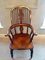 Large Victorian Antique Hoop Back Broad Arm Chair, Image 11