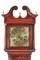 Antique Brass Face Red Walnut Clock 2