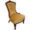 Victorian 19th Century Walnut Inlaid Chair, Image 1