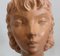 Buste de Jeune Fille Art Déco en Terracotta par JC Guéro, Début 20ème Siècle 5