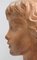 Buste de Jeune Fille Art Déco en Terracotta par JC Guéro, Début 20ème Siècle 18